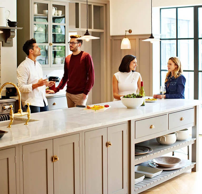 A beautifully renovated kitchen space