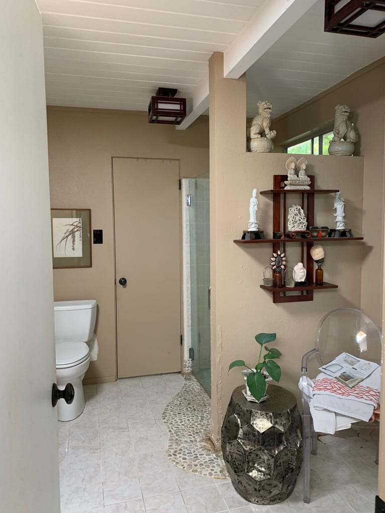 After bathroom remodeling