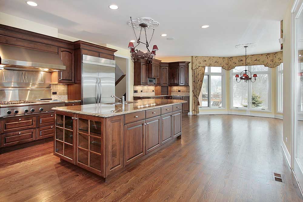 Kitchen in new construction home